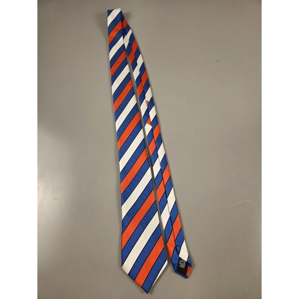Barry‎ Wang Red White Blue Silk Tie